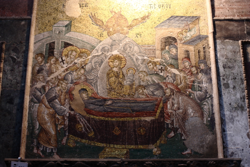 Kariye Müzesi - Meryem’in Ölümü (Koimesis) sahnesi