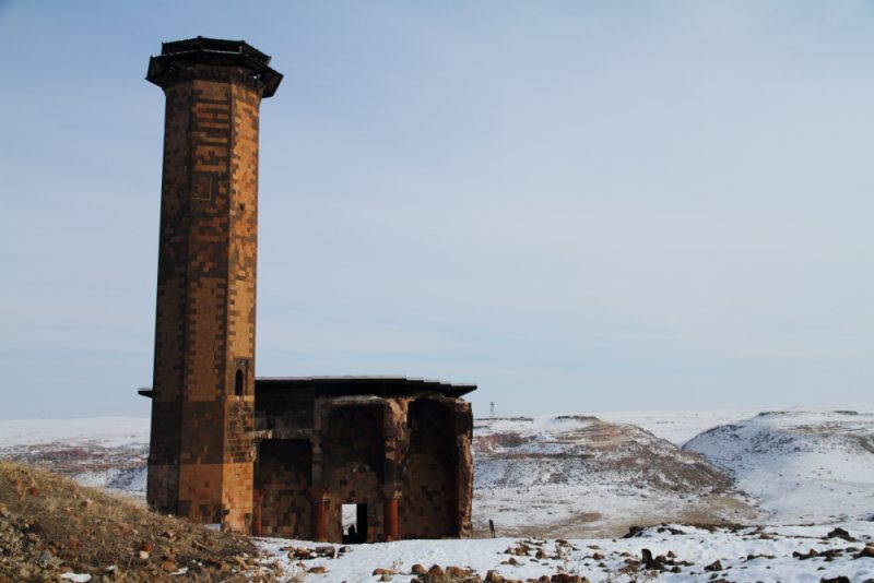 Selçuklu Menuçher Cami ve minaresi - Ani Harabeleri