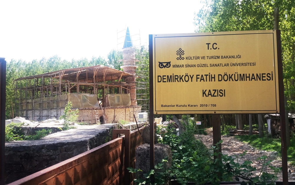 Demirköy Fatih Dökümhanesi kazı alanı