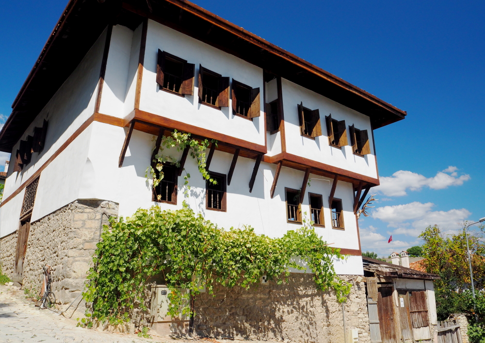 Safranbolu'nun klasik mimarisini yansıtan tarihi bir ev